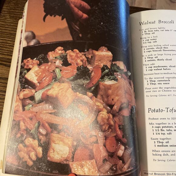 Tofu Cookery By Louise Hagler Vintage Vegetarian Cookbook 1982 - Picture 5 of 8